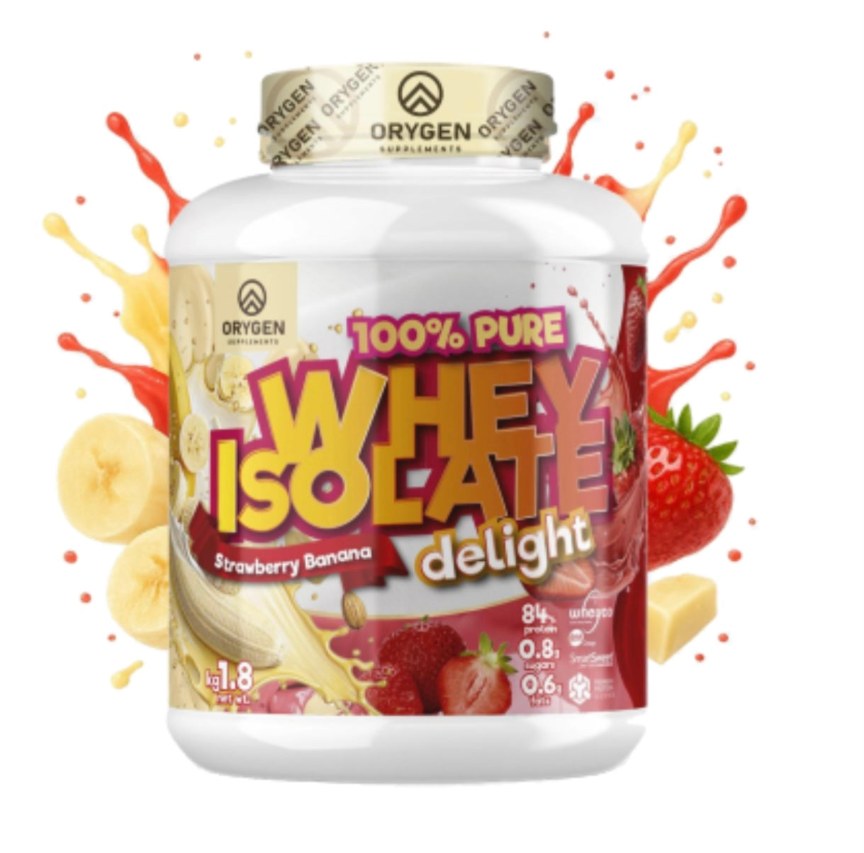 WHEY ISOLATE DELIGHT 1.8KG. ORYGEN