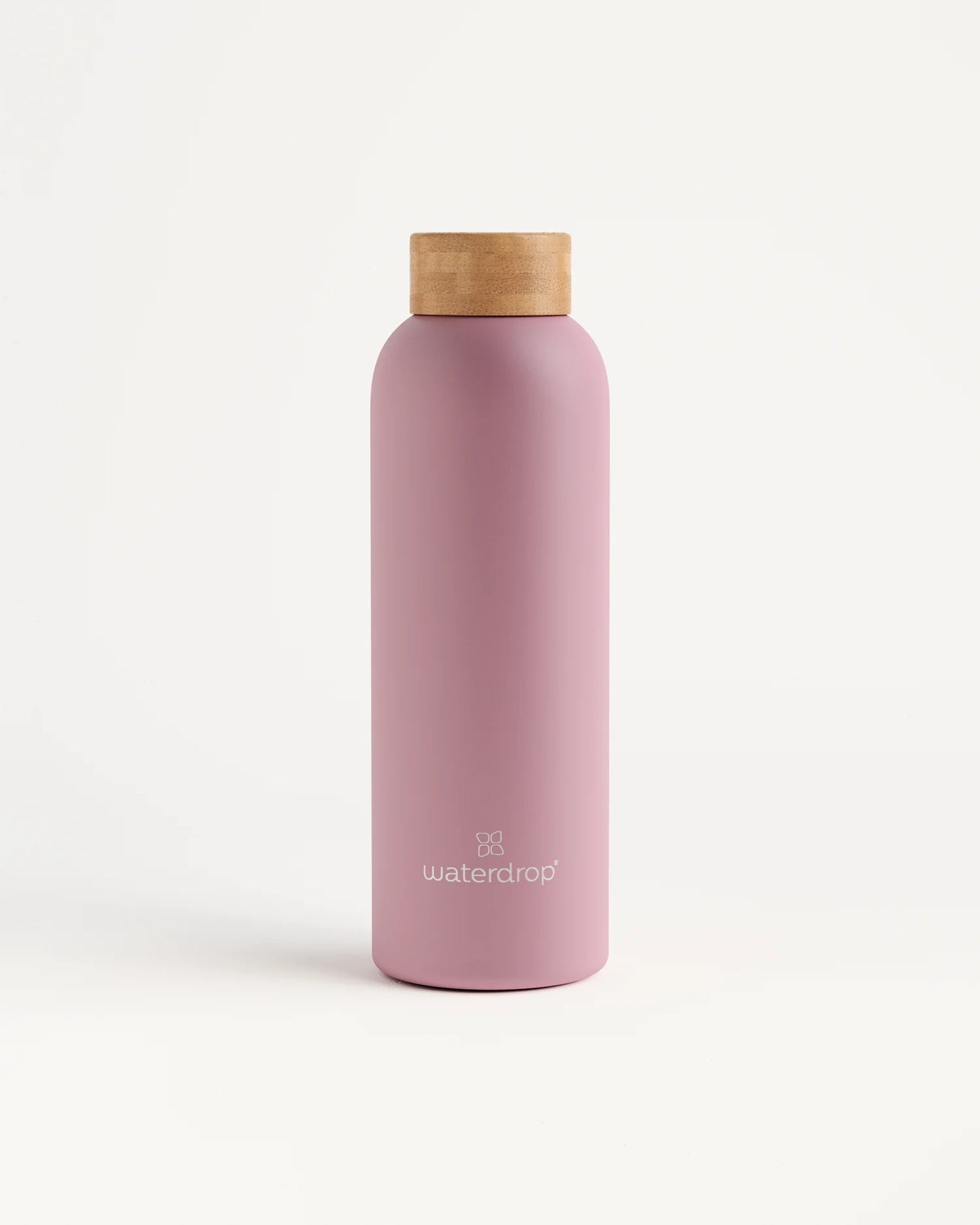 Botella Térmica de Acero Inoxidable 600 ml con Tapa de Bambú