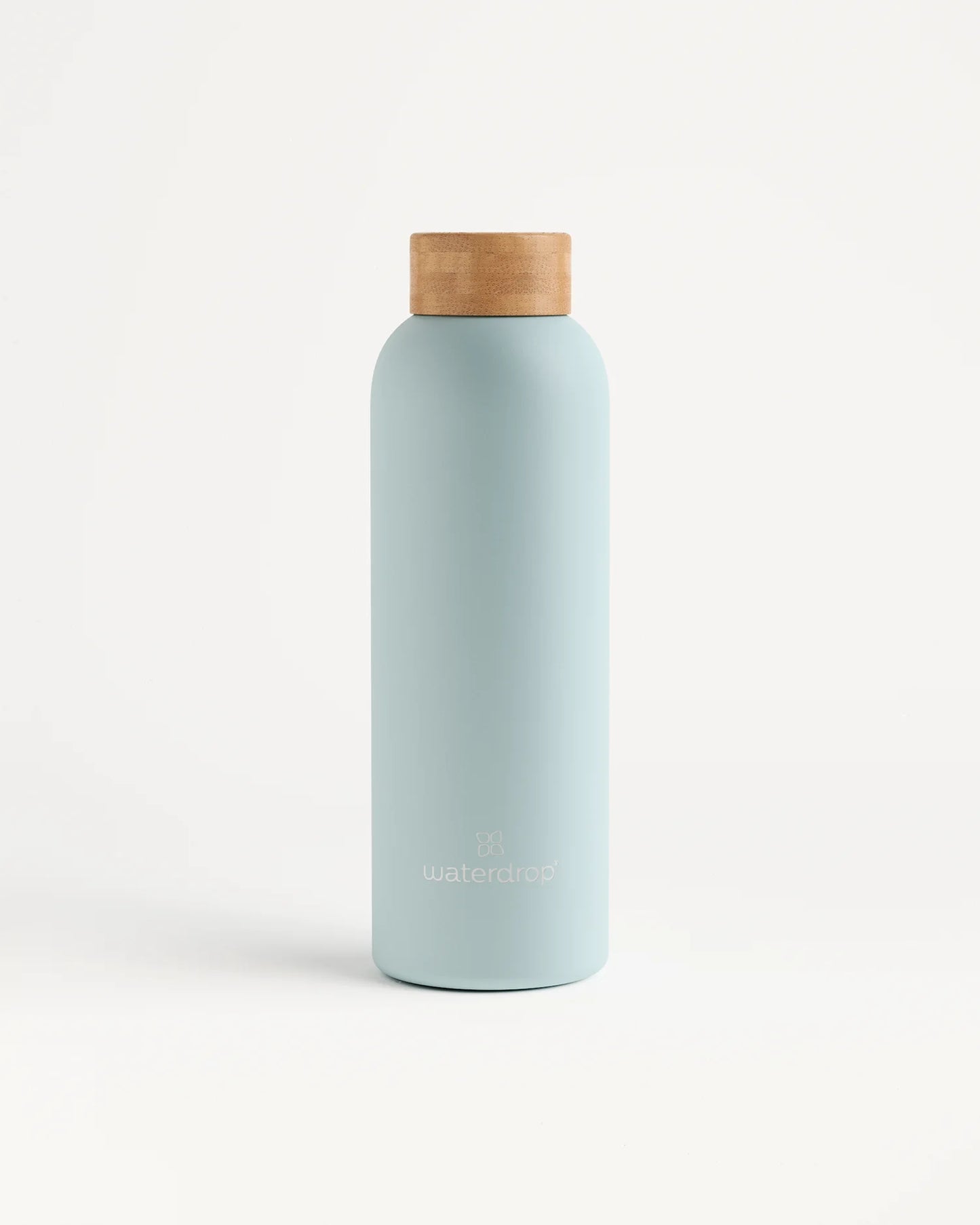 Botella Térmica de Acero Inoxidable 600 ml con Tapa de Bambú