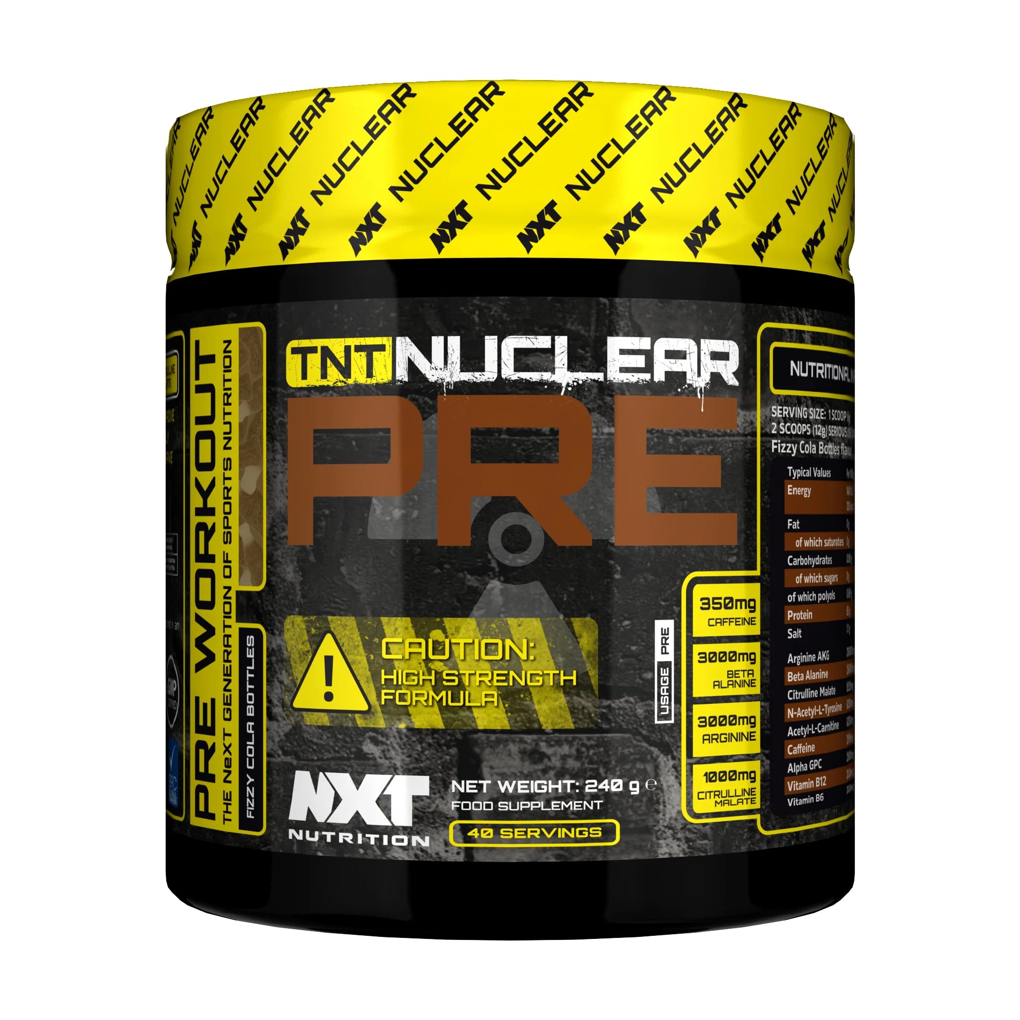 TNT NUCLEAR PRE 240G NXT NUTRITION