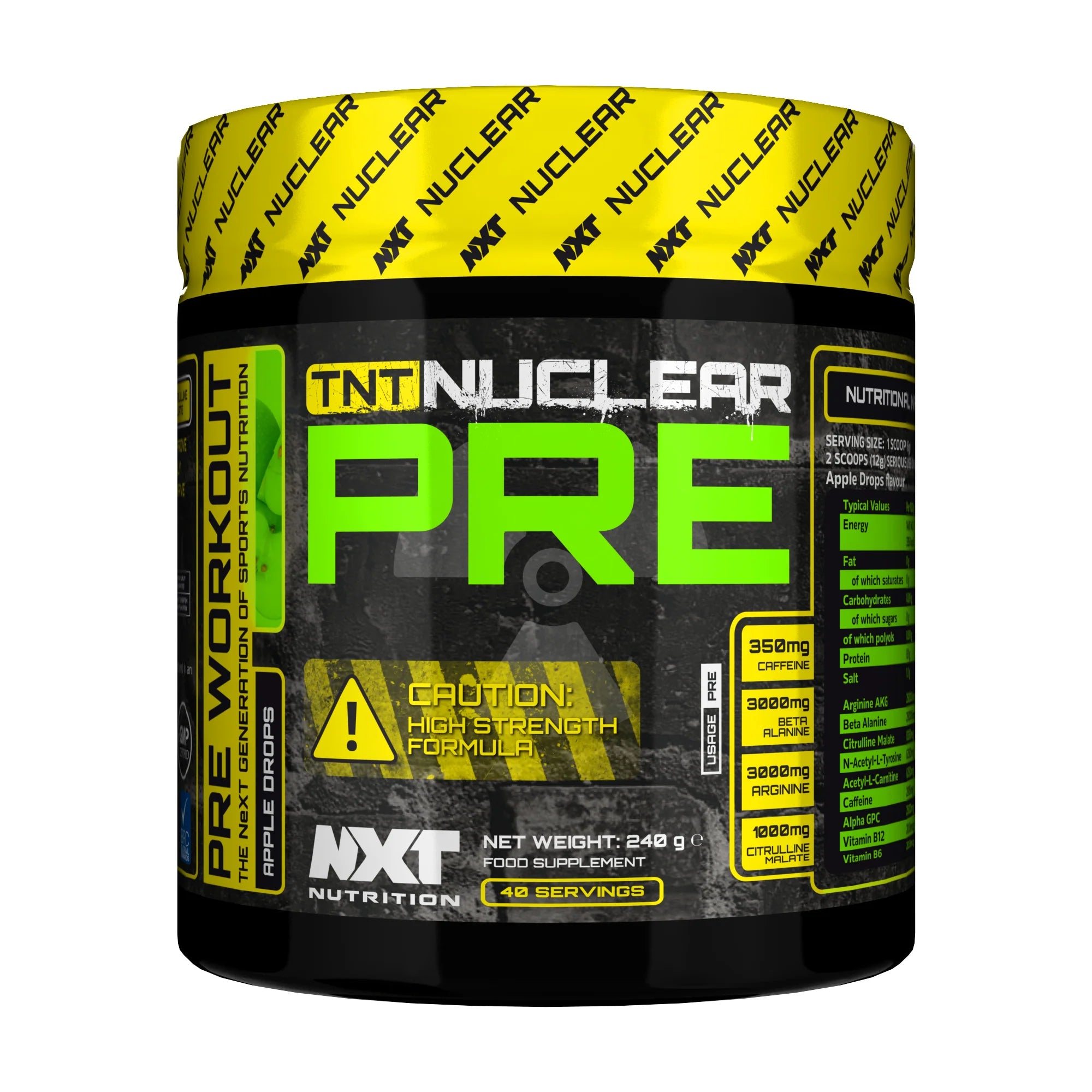 TNT NUCLEAR PRE 240G NXT NUTRITION