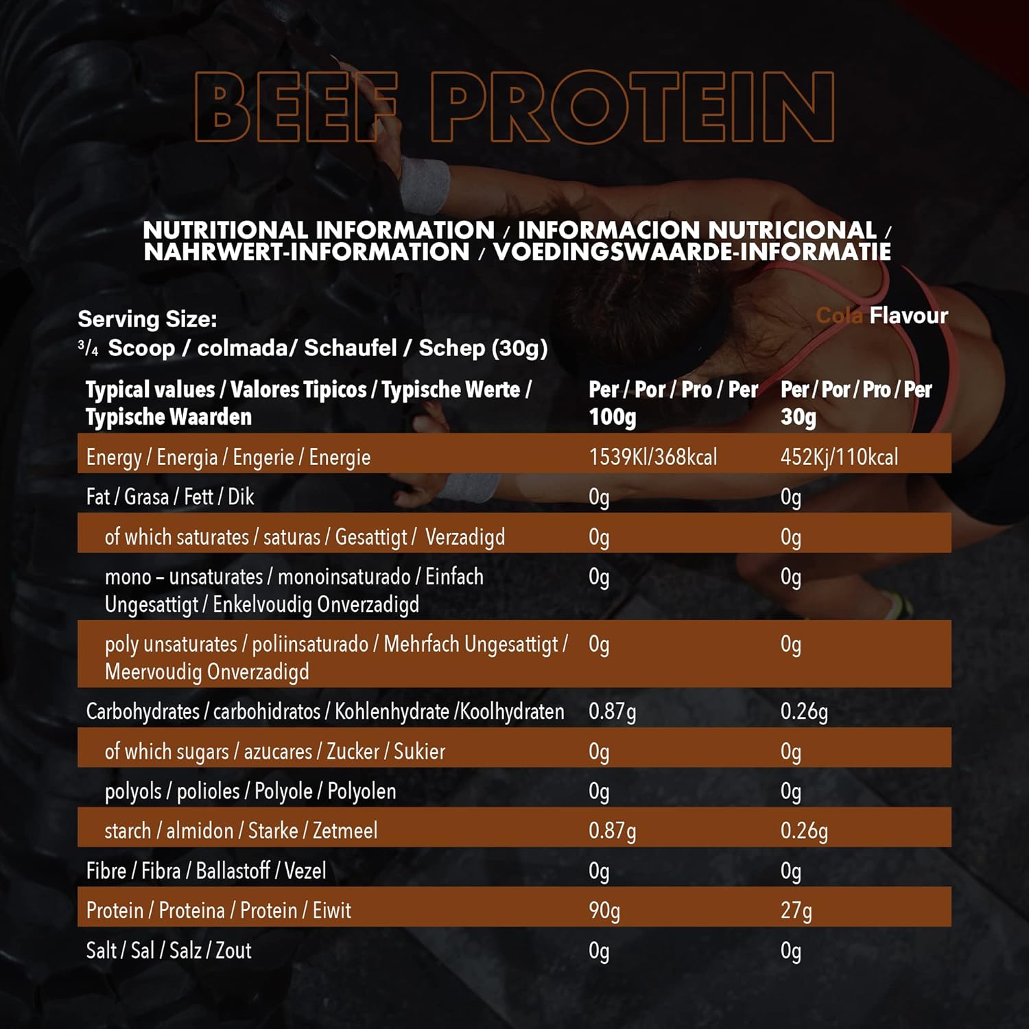 BEEF PROTEIN ISOLATE 1.8KG