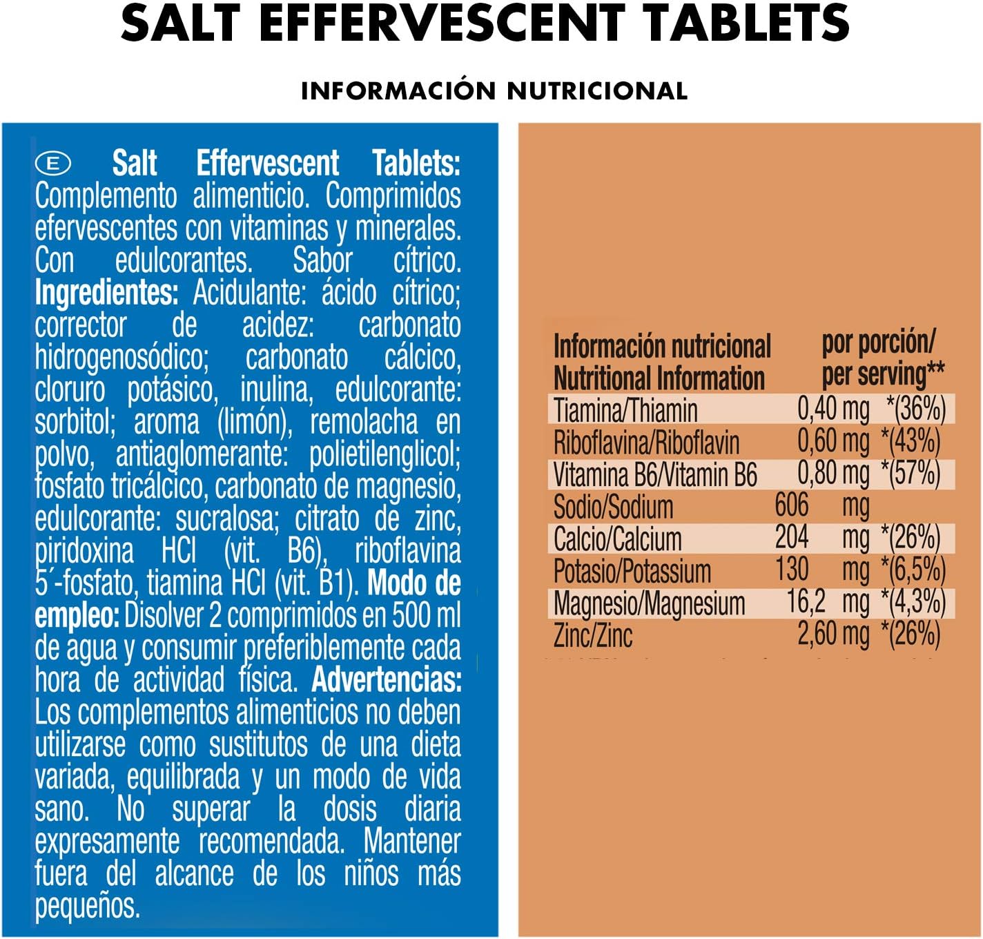 SALT EFFERVESCENT 15 TABS VICTORY