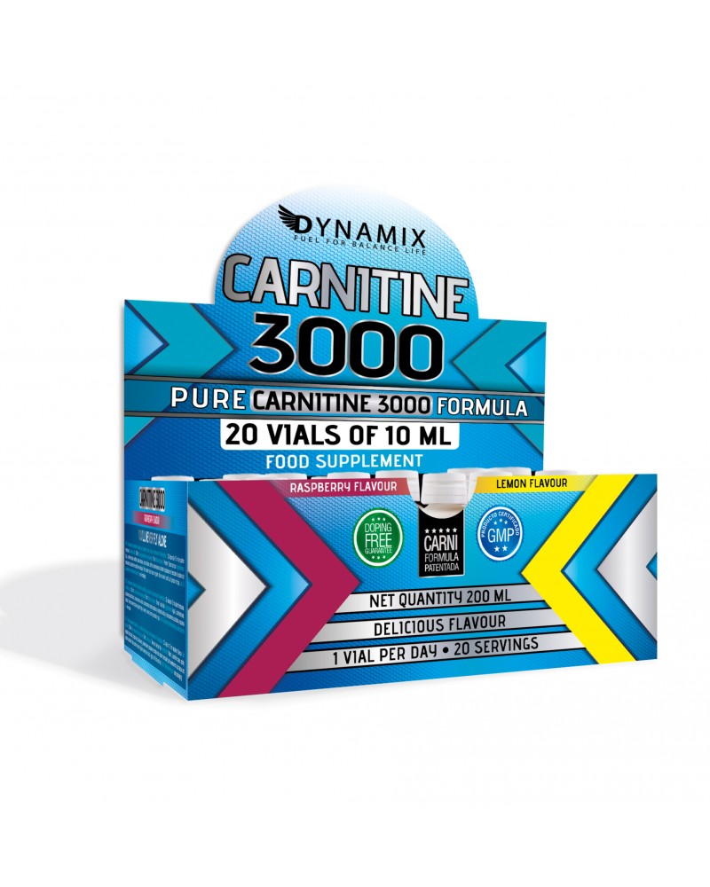 L-Carnitina 3000 DYNAMIX Pack 20 Viales de 10ml