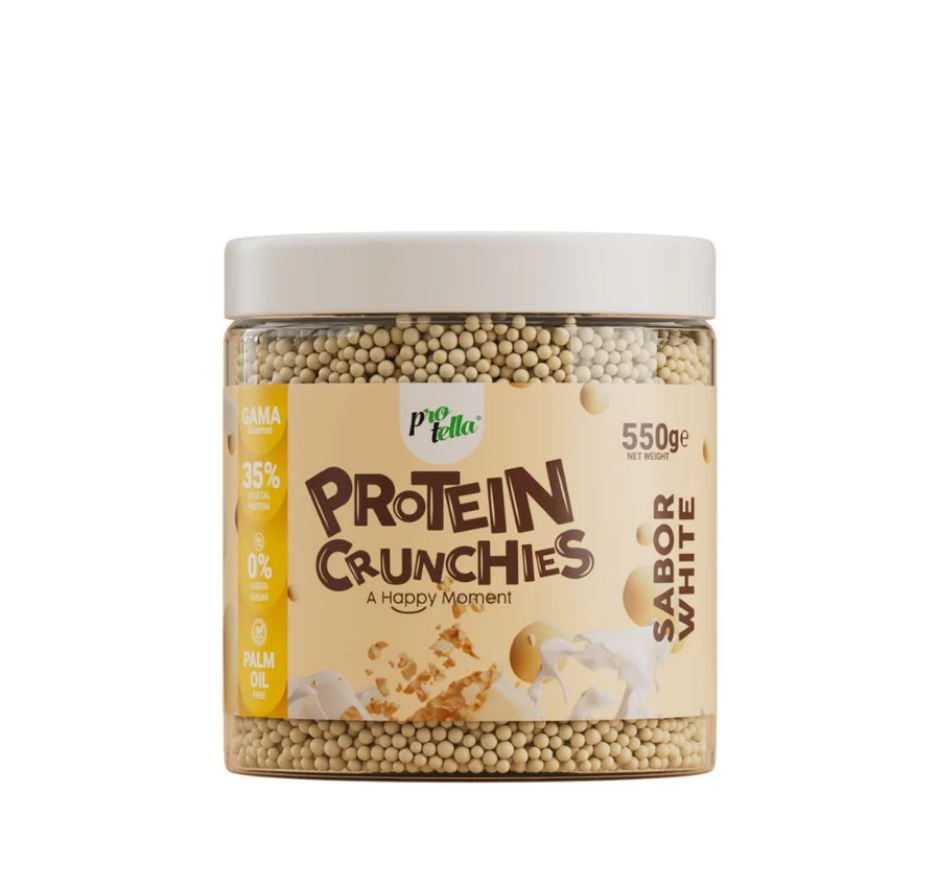 Bolitas Crunchies de Proteina sabor chocolate blanco